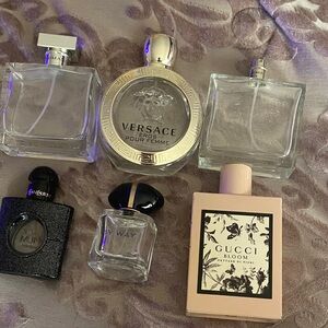 Versace Eros Pour Femme Eau de Parfum 6 empty bottles